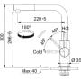 Franke Smart Glenda 1150706986 bateria kuchenna stojąca stal zdj.3