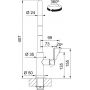Franke Maris Slim J Pull-Out 1150728389 bateria kuchenna stojąca czarna zdj.3