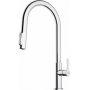 Franke Maris Slim Clear Water J Pull-Out 1200730870 bateria kuchenna stojąca chrom zdj.1