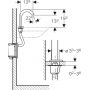 Geberit Piave 116181211 bateria umywalkowa stojąca elektroniczna chrom zdj.2