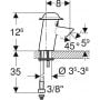 Geberit Bambini 116208211 bateria umywalkowa zdj.2