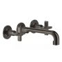 Gessi Inciso 58190299 bateria umywalkowa podtynkowa czarna zdj.1