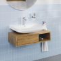Grohe Dice 1018360000 bateria umywalkowa stojąca starlight chrome zdj.4
