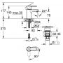 Grohe Get 235862430 bateria umywalkowa stojąca czarna zdj.2