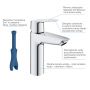 Grohe Start 23746002 bateria umywalkowa stojąca starlight chrome zdj.6