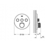Grohe Grohtherm SmartControl 291212430 bateria wannowo-prysznicowa podtynkowa z termostatem czarna zdj.2