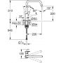 Grohe Start 30470DC0 bateria kuchenna stojąca supersteel zdj.2