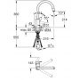 Grohe Eurostyle Cosmopolitan 31126004 bateria kuchenna stojąca starlight chrome zdj.2