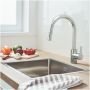Grohe Feel 31486DC1 bateria kuchenna stojąca stal zdj.3