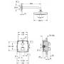 Grohe Grohtherm 34728000 zestaw wannowo-prysznicowy podtynkowy termostatyczny z deszczownicą chrom zdj.2