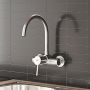 Grohe Concetto 32667001 bateria kuchenna ścienna starlight chrome zdj.4