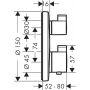 Hansgrohe Ecostat 15758990 bateria wannowo-prysznicowa podtynkowa podtynkowa złoty zdj.2