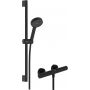 Hansgrohe Activera Select S 28876670 zestaw prysznicowy ścienny termostatyczny czarny zdj.1