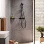 Hansgrohe Activera Select S 28876670 zestaw prysznicowy ścienny termostatyczny czarny zdj.4