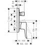 Hansgrohe Metris 31451000 bateria wannowo-prysznicowa podtynkowa chrom zdj.2