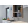 Hansgrohe Focus M42 71829800 bateria kuchenna stojąca stal zdj.3