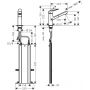 Hansgrohe Focus M42 71829800 bateria kuchenna stojąca stal zdj.2