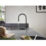 Hansgrohe Talis M54 72800670 bateria kuchenna stojąca czarna zdj.4