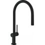 Hansgrohe Talis M54 72802670 bateria kuchenna stojąca czarna zdj.1