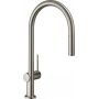 Hansgrohe Talis M54 72802800 bateria kuchenna stojąca stal zdj.1