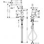 Hansgrohe Talis M54 72808000 bateria kuchenna stojąca chrom zdj.2