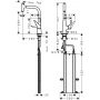 Hansgrohe Talis Select M51 73853000 bateria kuchenna stojąca chrom zdj.2