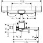 Hansgrohe Ecostat 15774000 bateria wannowo-prysznicowa zdj.2