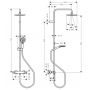 Hansgrohe Vernis Blend 26089000 zestaw prysznicowy ścienny termostatyczny z deszczownicą chrom zdj.2