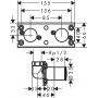 Hansgrohe Rainfinity 26840180 element podtynkowy zdj.2