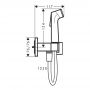 Hansgrohe 29233140 bateria bidetowa z zestawem prysznicowym podtynkowa zdj.2