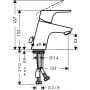 Hansgrohe Focus 31732000 bateria umywalkowa zdj.2