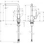 Hansgrohe Focus M41 31817670 bateria kuchenna czarny zdj.2