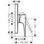 Hansgrohe Metropol 32565000 bateria prysznicowa podtynkowa zdj.2