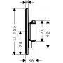 Hansgrohe Ecostat Comfort Q 33713700 bateria wannowo-prysznicowa podtynkowa z termostatem biała zdj.2