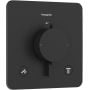 Hansgrohe Ecostat Comfort Q 33713670 bateria wannowo-prysznicowa podtynkowa z termostatem czarna zdj.1