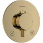 Hansgrohe Ecostat Comfort S 33715990 bateria wannowo-prysznicowa podtynkowa z termostatem złota zdj.1