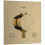 Hansgrohe Ecostat Comfort E 33716990 bateria wannowo-prysznicowa podtynkowa z termostatem złota zdj.1