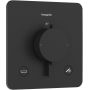 Hansgrohe Ecostat Comfort Q 33717670 bateria wannowo-prysznicowa podtynkowa z termostatem czarna zdj.1