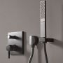 Hansgrohe Finoris 76415670 bateria wannowo-prysznicowa podtynkowa czarna zdj.4