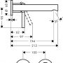 Hansgrohe Zesis S 74750670 bateria umywalkowa podtynkowa czarna zdj.4