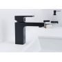 Hansgrohe Vernis Shape 71569670 bateria umywalkowa stojąca czarna zdj.3