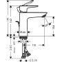 Hansgrohe Talis E 71710140 bateria umywalkowa zdj.2