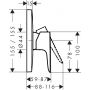 Hansgrohe Talis E 71765140 bateria prysznicowa podtynkowa zdj.2