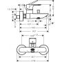 Hansgrohe Rebris E 72450670 bateria wannowo-prysznicowa zdj.2