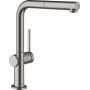 Hansgrohe Talis M54 72809340 bateria kuchenna stojąca czarna zdj.1