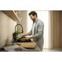 Hansgrohe Talis Select M54 PowderSpray 72861670 bateria kuchenna stojąca czarna zdj.3