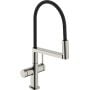 Hansgrohe Talis Select M54 PowderSpray 72861800 bateria kuchenna stojąca stal zdj.1