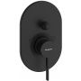 Hansgrohe Zesis S 74417670 bateria wannowo-prysznicowa podtynkowa czarna zdj.1