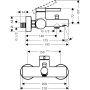 Hansgrohe Zesis S 74420000 bateria wannowo-prysznicowa ścienna chrom zdj.2