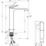 Hansgrohe Vivenis 75045140 bateria umywalkowa stojąca zdj.2